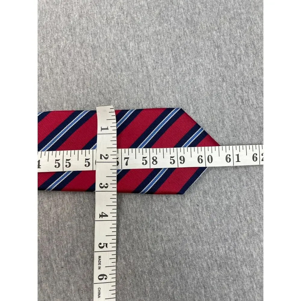 Jos A Bank Tie‎ Mens Striped 100% Silk Classic 3 1/4